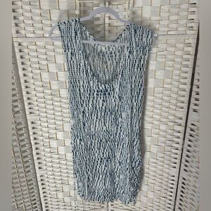 Soft Joie size small sleeveless dress blue/white